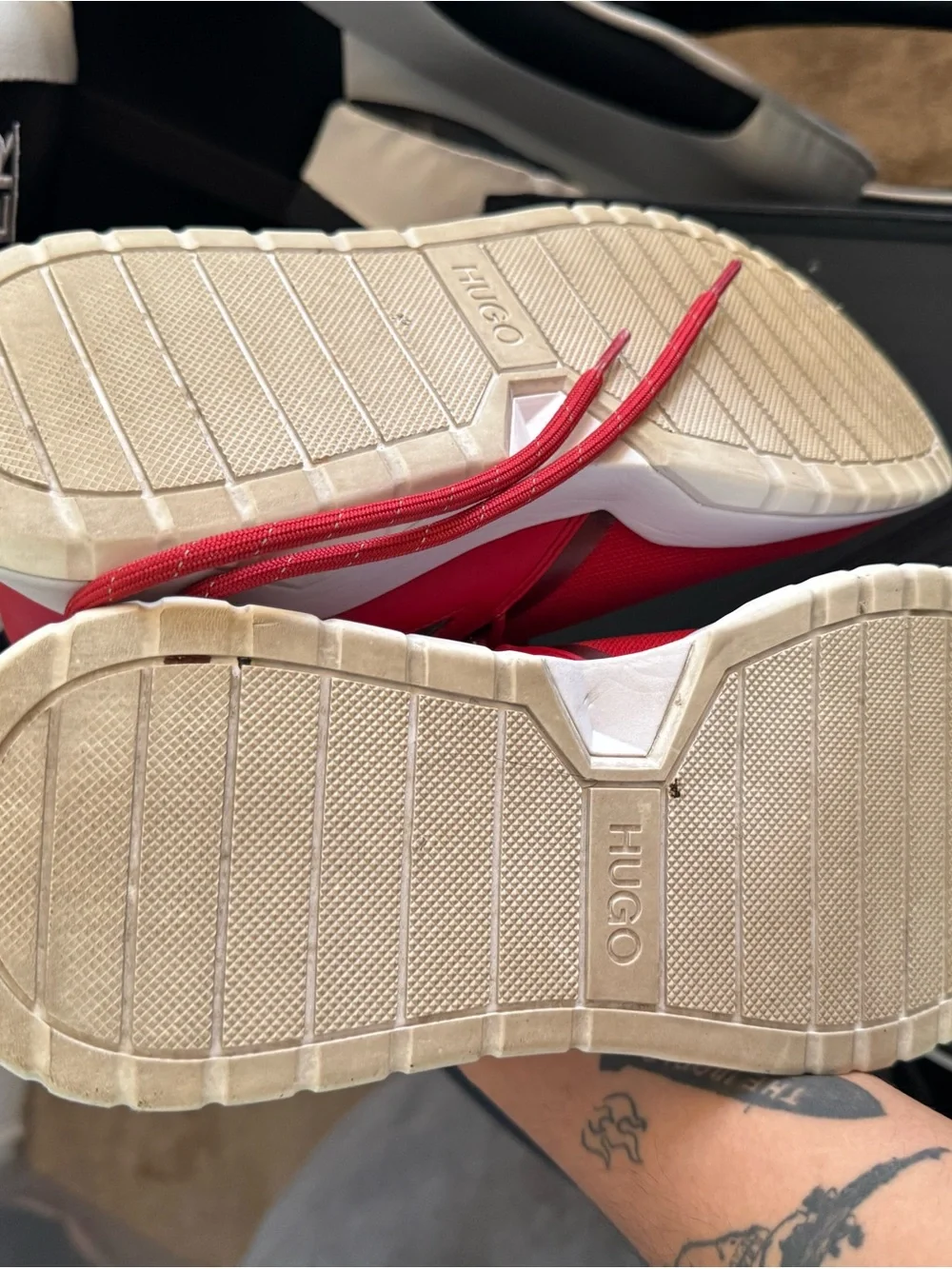 Hugo Boss Red Trainers